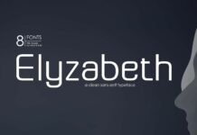 Elyzabeth Font Poster 1