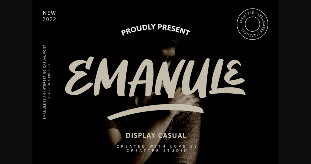 Emanule Font Poster 3