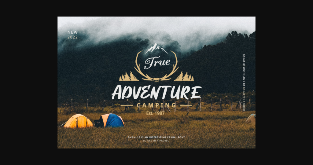 Emanule Font Poster 5