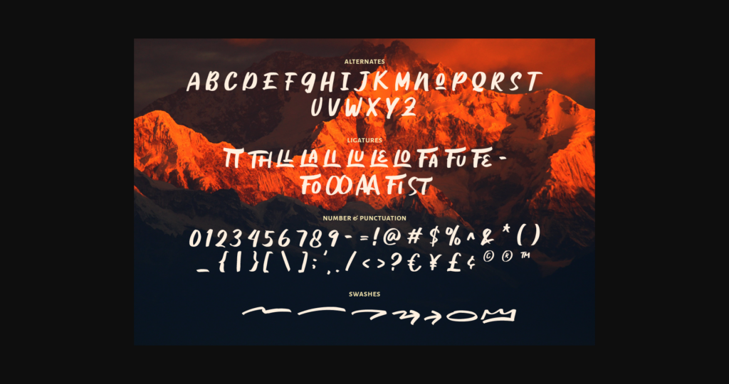 Emanule Font Poster 9
