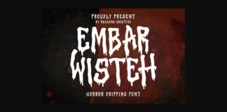 Embar Wisteh Font Poster 1