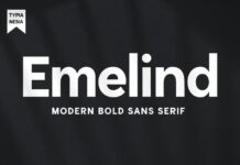 Emelind Font Poster 1