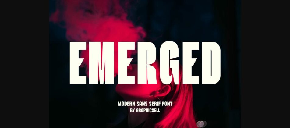 Emerged Font Poster 3