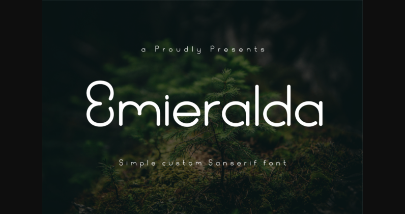 Emieralda Font Poster 1