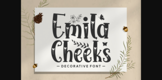 Emila Cheeks Font Poster 1