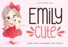 Emily Cute Font Poster 1