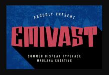 Emivast Font Poster 1