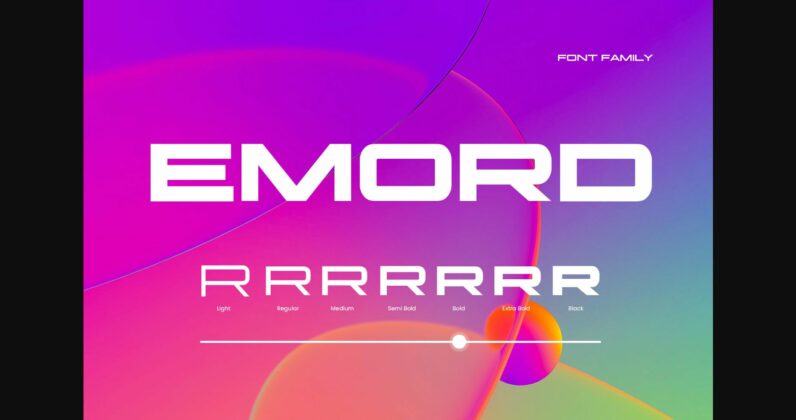 Emord Font Poster 3