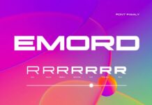 Emord Font Poster 1