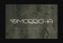 Emorricha Font Poster 1