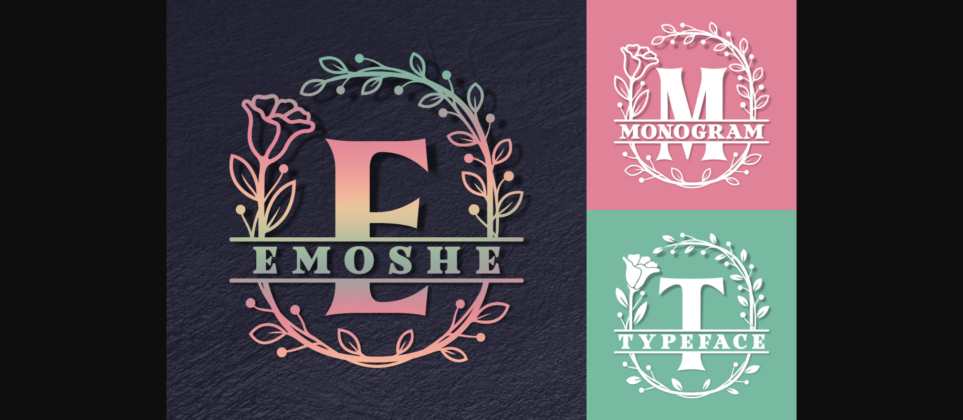 Emoshe Font Poster 3