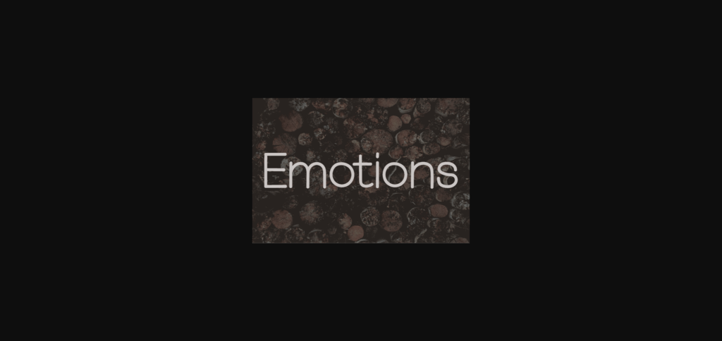 Emotions Font Poster 3