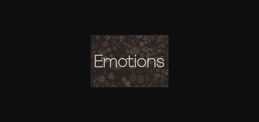 Emotions Font Poster 3