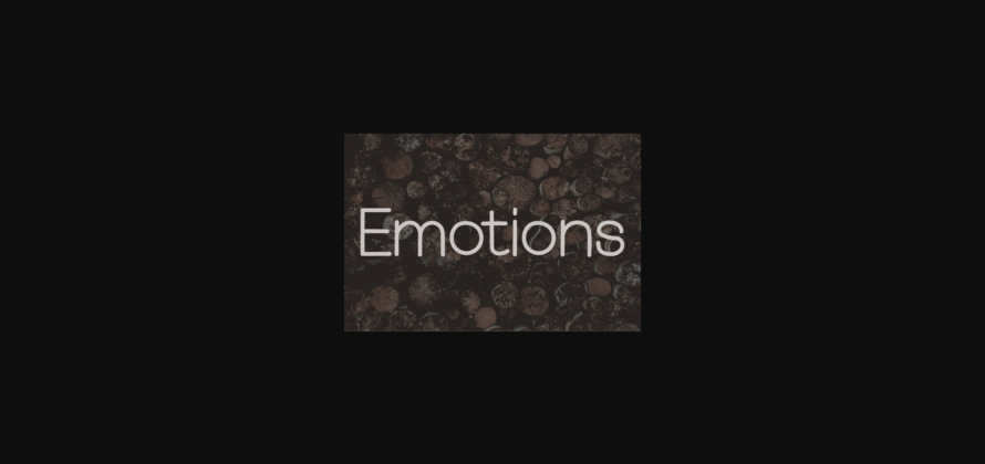 Emotions Font Poster 1