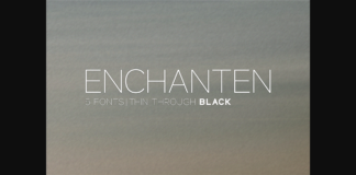 Enchanten Family Font Poster 1