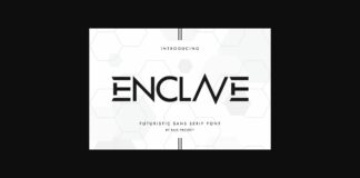 Enclave Font Poster 1