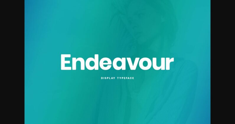 Endeavour Font Poster 3