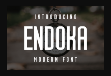 Endoka Font Poster 1