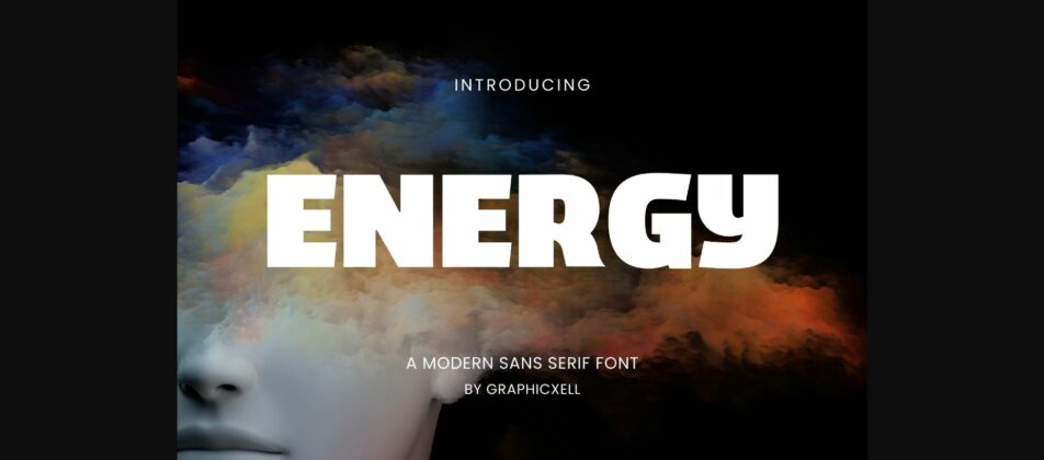 Energy Font Poster 3
