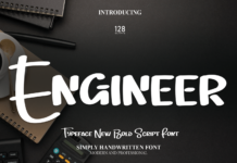 Engineer Font Poster 1
