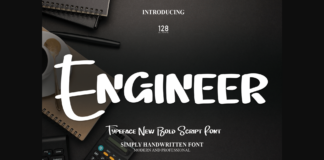 Engineer Font Poster 1