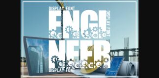 Engineer Font Poster 1