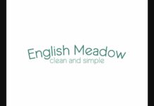 English Meadow Font Poster 1