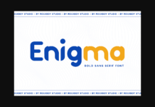 Enigma Font Enigma Font Poster 1