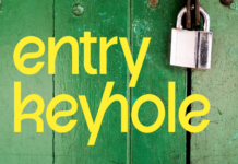 Enrty Keyhole Font Poster 1