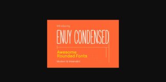 Enuy Condensed Font Poster 1