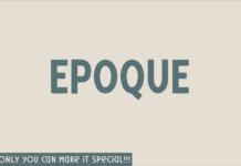 Epoque Font Poster 1