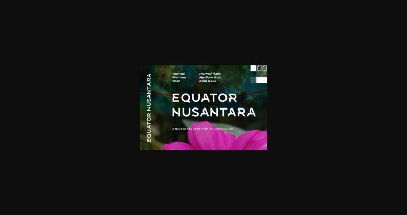 Equator Nusantara Font Poster 3