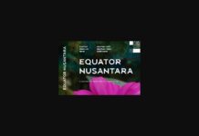 Equator Nusantara Font Poster 1