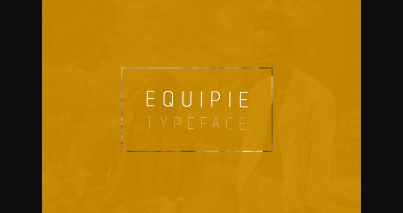 Equipie Font Poster 3