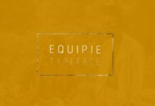 Equipie Font Poster 1