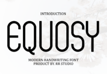 Equosy Font Poster 1