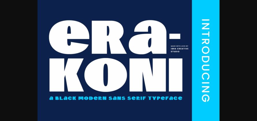 Erakoni Font Poster 3