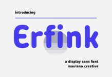 Erfink Font Poster 1