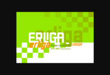 Erliga Font Erliga Font Poster 1