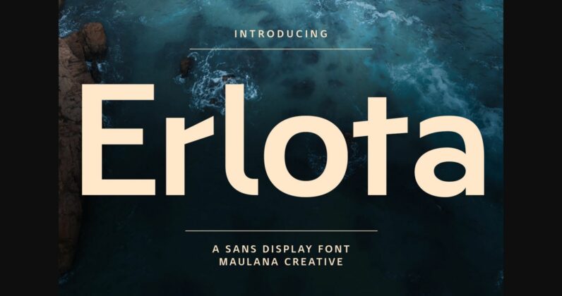 Erlota Font Poster 3