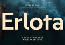 Erlota Font Poster 1