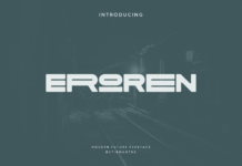 Eroren Font Poster 1