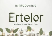 Ertelor Font Poster 1