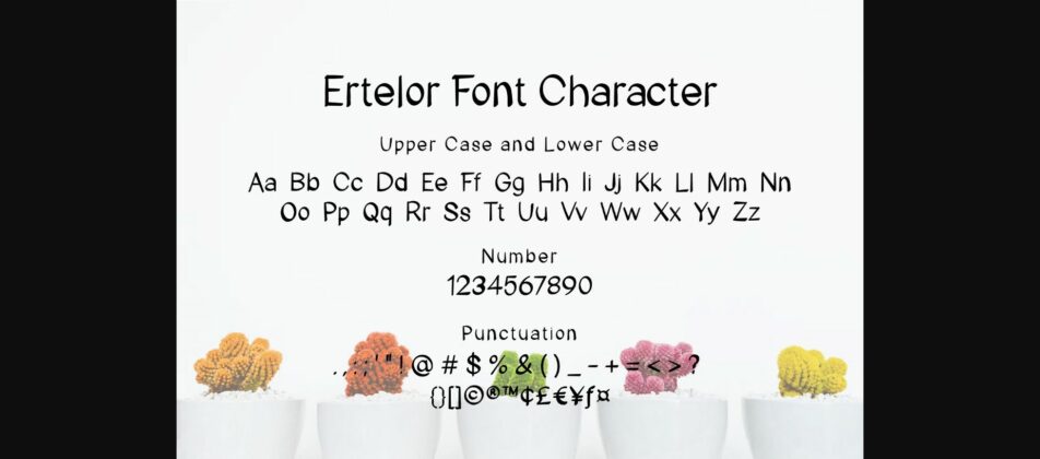 Ertelor Font Poster 7