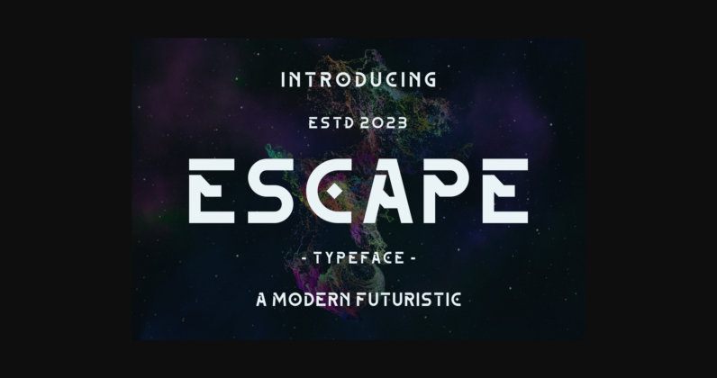 Escape Font Poster 3