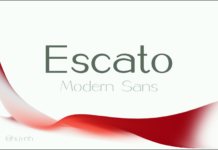 Escato Font Poster 1