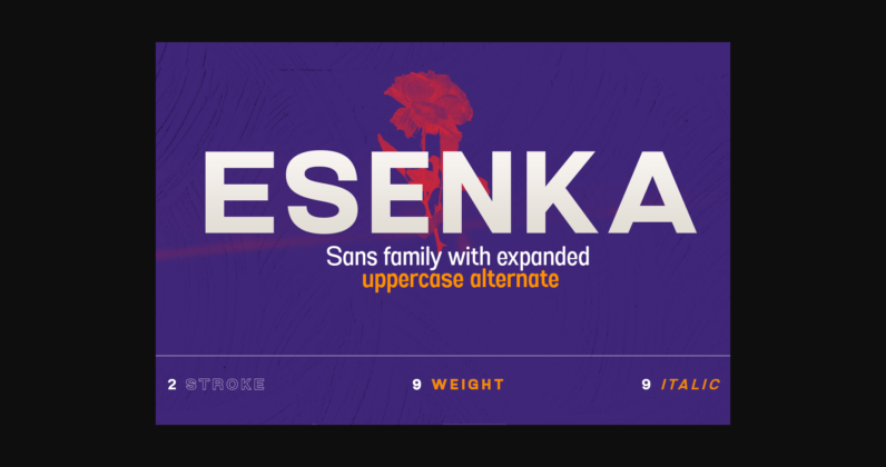 Esenka Font Poster 1