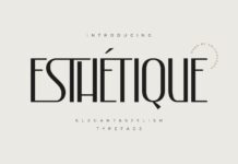 Eshetique Font Poster 1