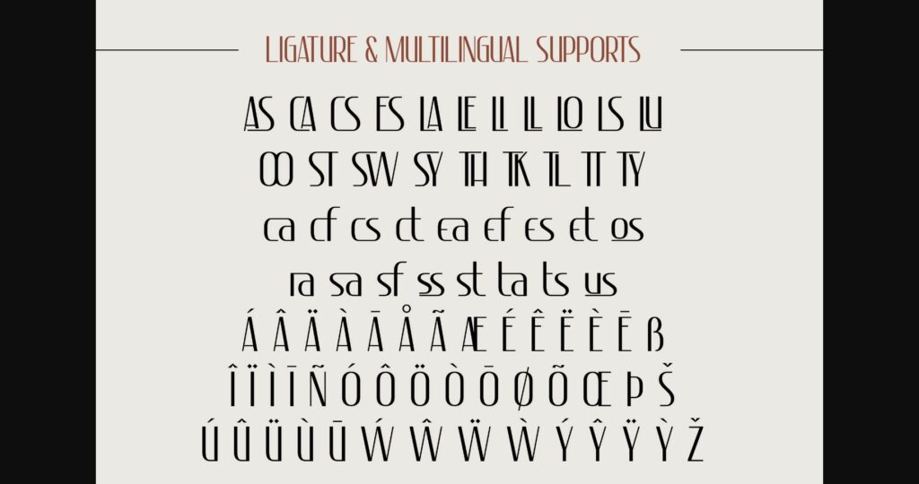 Eshetique Font Poster 10