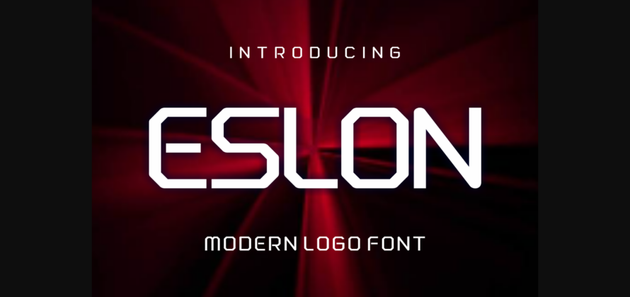 Eslon Font Poster 3